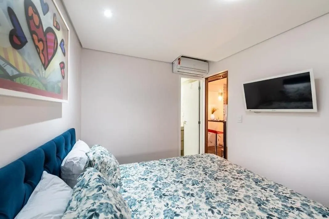 Apartamento Aconchegante Em Pinheiros Com Garagem Na Faria Lima Sao Paulo 0*,